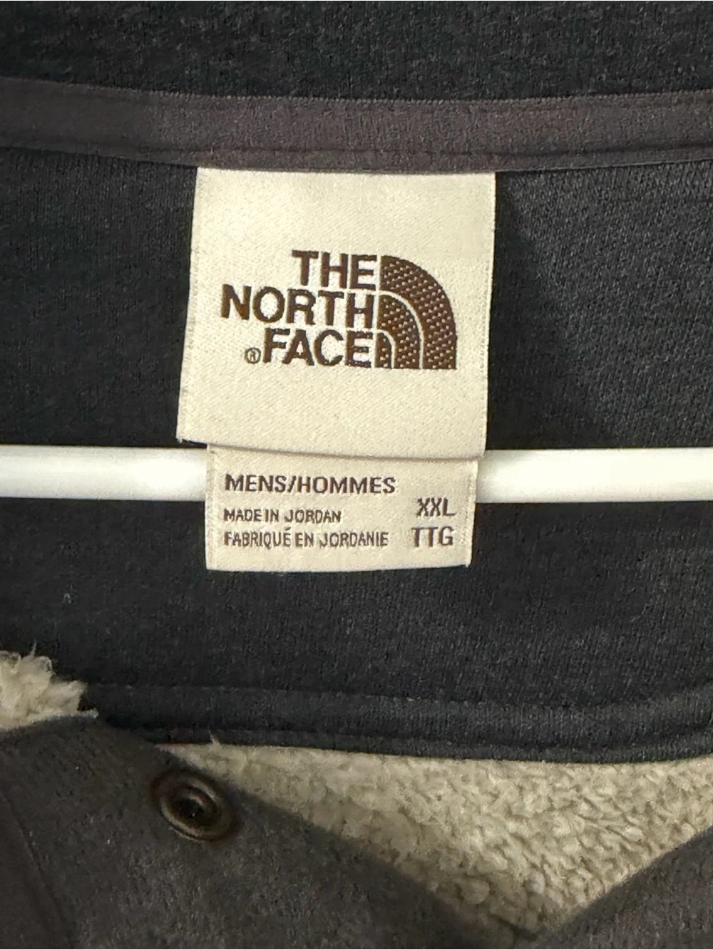 The North Face Charcoal Snap-Neck Pullover Fleece
